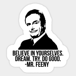 Mr. Feeny Sticker